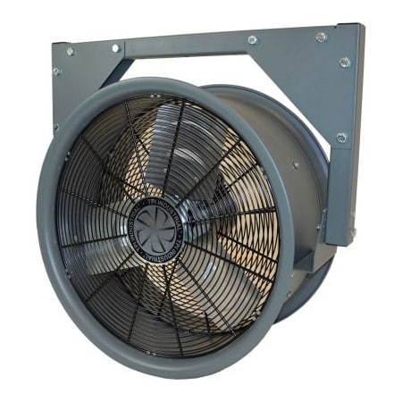TPI 24 High Velocity Air Circulator Blower Fan W/ Yoke Mount, 5,290 CFM, 1/2 HP, 120V, 1 Phase